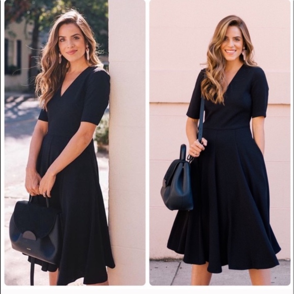 Gal Meets Glam | Edith Fit & Flare Black Size 16